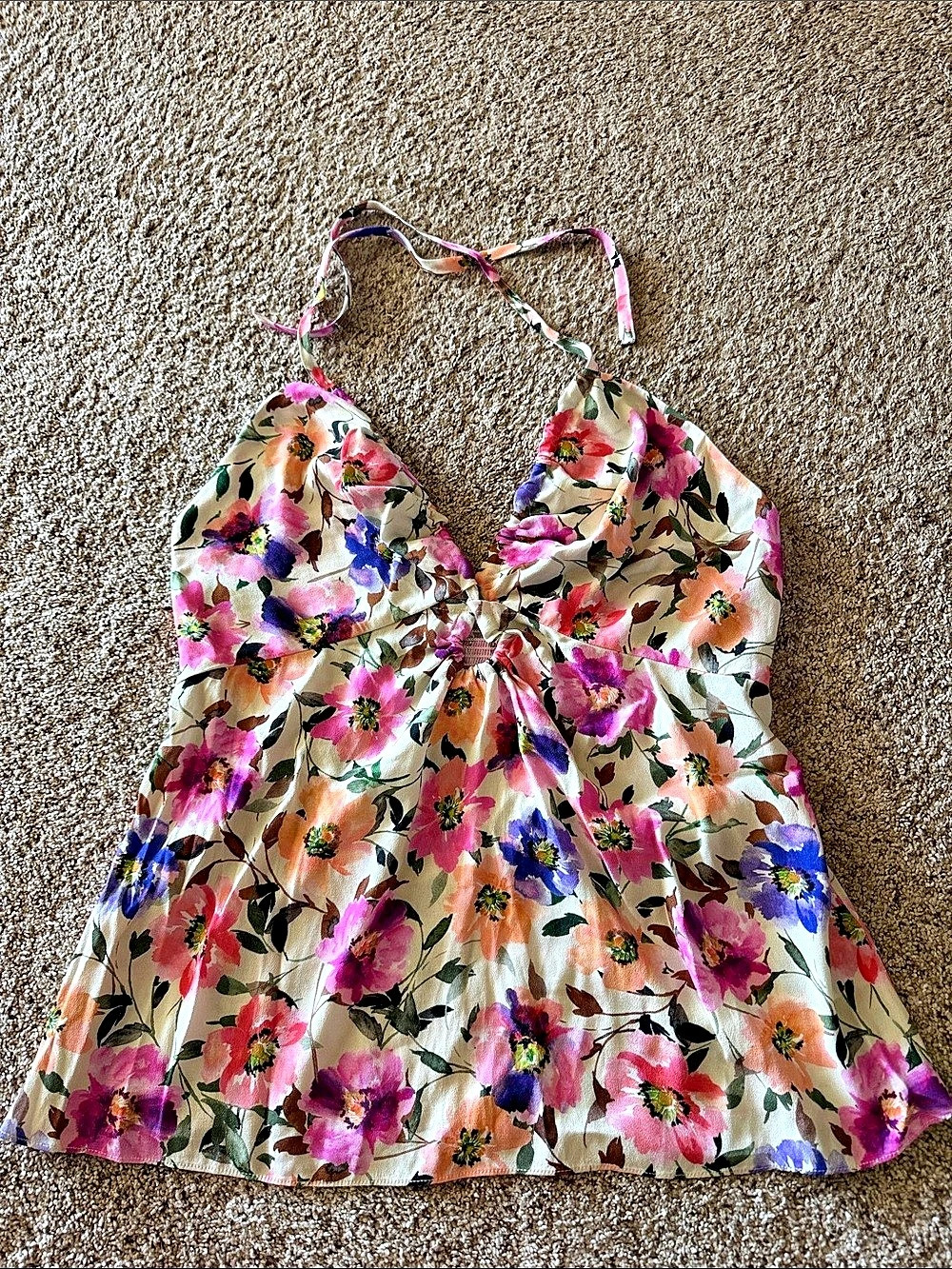 Favorite Daughter Floral Halter Top Like New